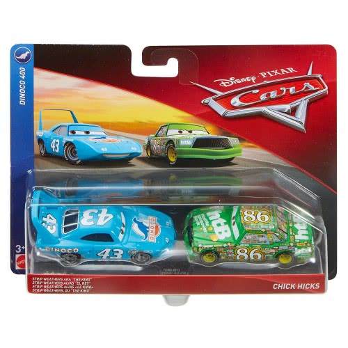 Mattel Disney/Pixar Cars 3 King And Chick Hicks Αυτοκινητάκια Σετ Των 2 DXV99 / FLH60 887961558555