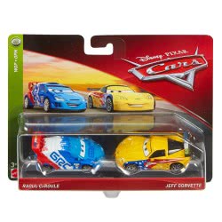 Mattel Disney/Pixar Cars 3 Jeff Gorvette And Raoul Αυτοκινητάκια Σετ Των 2 DXV99 / FLH63 887961558432