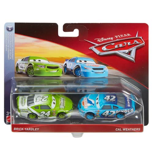Mattel Disney/Pixar Cars 3 Car Brick Yardley And Cal Weathers Αυτοκινητάκια Σετ Των 2 DXV99 / FLH64 887961558487