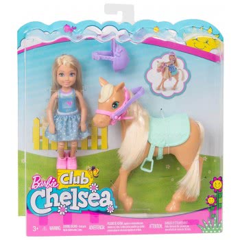 Mattel Barbie Club Chelsea: Chelsea And Pony DYL42 887961416510