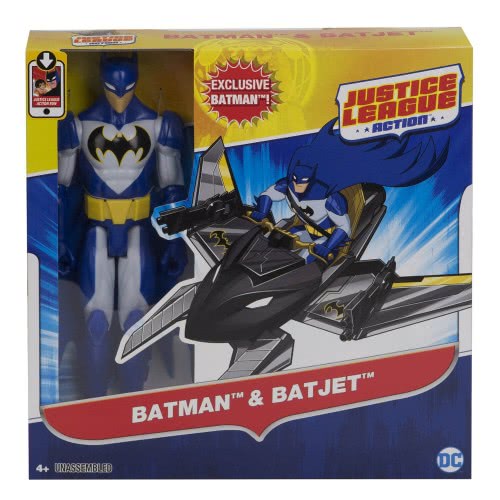 Mattel Justice League Action Batman & Batjet Figure 30 Cm With Vehicle FBR10 / FMP20 887961578812