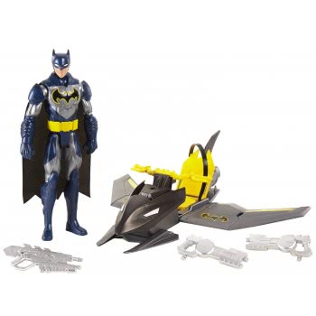 Mattel Justice League Action Batman & Batjet Figure 30 Cm With Vehicle FBR10 / FMP20 887961578812