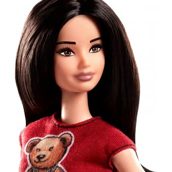 Mattel Barbie Fashionistas Teddy Bear Flair Original Doll FBR37 / FJF36 887961534900