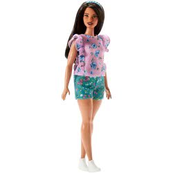 Mattel Barbie Fashionistas Floral Frills Curvy Doll FBR37 / FJF43 887961534948