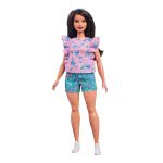 Mattel Barbie Fashionistas Floral Frills Curvy Doll FBR37 / FJF43 887961534948