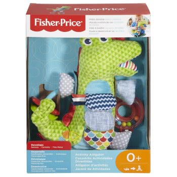 Mattel Fisher Price Μαλακό Κροκοδειλάκι Δραστηριοτήτων FDC57 887961464788