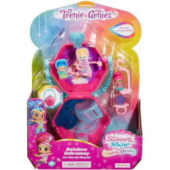 Mattel Shimmer And Shine, Teenie Genies Rainbow Zahramay On-The-Go Σετ Παιχνιδιούσετ Παιχ FHN35 / FHN38 887961526141