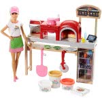 Mattel Barbie Σεφ - Εργαστήριο Πίτσας FHR09 887961527384