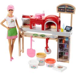 Mattel Barbie Σεφ - Εργαστήριο Πίτσας FHR09 887961527384