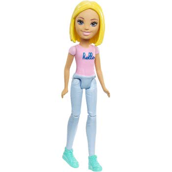 Mattel Barbie On The Go - Βολτίτσες Κουκλίτσες Pink Fashion Κούκλα FHV55 / FHV73 887961529814