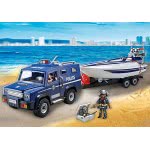 Playmobil Αστυνομικό Όχημα Με Ταχύπλοο 5187 4008789051875