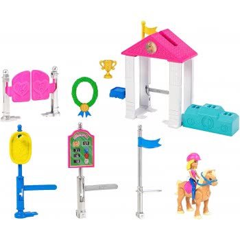 Mattel Barbie On The Go - Βολτίτσες Κουκλίτσες, Πόνυ Και Στάβλος FHV66 887961529739