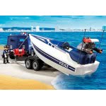 Playmobil Αστυνομικό Όχημα Με Ταχύπλοο 5187 4008789051875
