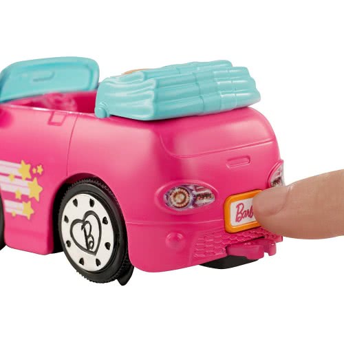 Mattel Barbie On The Go - Βολτίτσες Κουκλίτσες Και Ροζ Όχημα FHV76 / FHV77 887961529845
