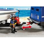 Playmobil Αστυνομικό Όχημα Με Ταχύπλοο 5187 4008789051875