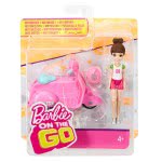 Mattel Barbie On The Go - Pink Scooter And Doll FHV76 / FHV80 887961529876