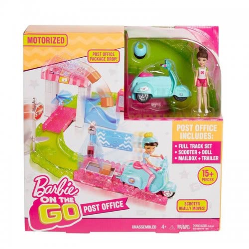 Mattel Barbie On The Go - Βολτίτσες Κουκλίτσες, Βέσπα Και Ταχυδρομείο FHV85 887961529944