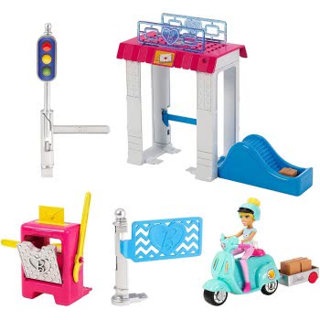 Mattel Barbie On The Go - Βολτίτσες Κουκλίτσες, Βέσπα Και Ταχυδρομείο FHV85 887961529944