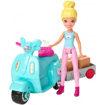 Mattel Barbie On The Go - Βολτίτσες Κουκλίτσες, Βέσπα Και Ταχυδρομείο FHV85 887961529944