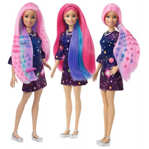 Mattel Barbie Μαλλιά Ουράνιο Τόξο Κούκλα FHX00 887961530933