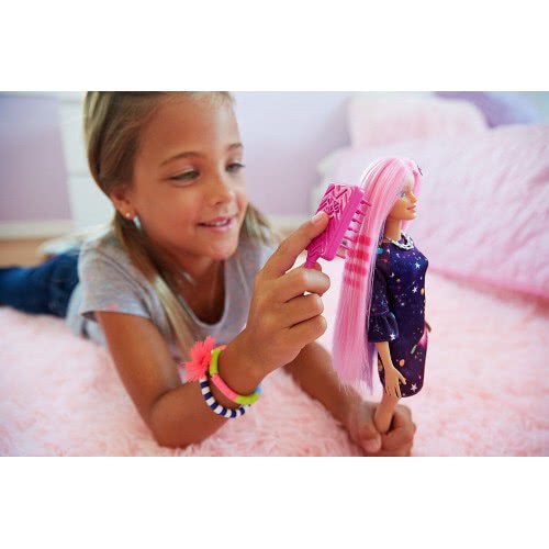 Mattel Barbie Μαλλιά Ουράνιο Τόξο Κούκλα FHX00 887961530933