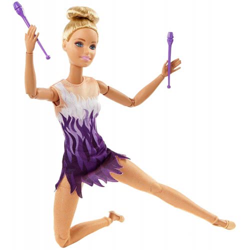 Mattel Barbie Αμέτρητες Κινήσεις - Αθλήτρια Ρυθμικής Γυμναστικής FJB18 887961531695
