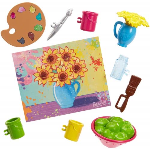 Mattel Barbie - Η Καριέρα Της Barbie Art Studio Σετ Έπιπλα FJB25 / FJB26 887961531794