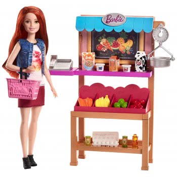 Mattel Barbie - Η Καριέρα Της Barbie Παντοπωλείο Σετ Έπιπλα FJB25 / FJB27 887961531817