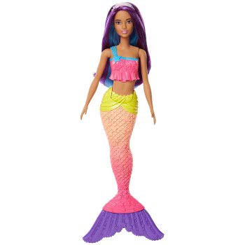 Mattel Barbie Dreamtopia Rainbow Cove Γοργόνα, Μωβ FJC89 / FJC90 887961533439