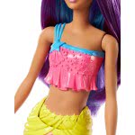 Mattel Barbie Dreamtopia Rainbow Cove Γοργόνα, Μωβ FJC89 / FJC90 887961533439