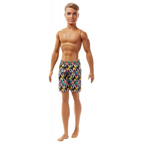 Mattel Barbie Beach Water Play Ken Κούκλα FJF08 / FJF09 887961534443