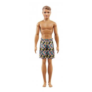 Mattel Barbie Beach Water Play Ken Κούκλα FJF08 / FJF09 887961534443
