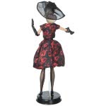 Mattel Barbie Υψηλή Ραπτική - Κοκτέιλ Φόρεμα Με Τριαντάφυλλα FJH77 887961537239