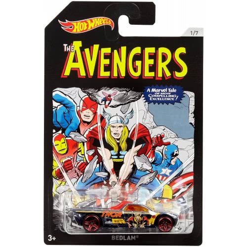 Mattel Hot Wheels Marvel Avengers Αυτοκινητάκια - 8 Σχέδια FKD48 887961545258