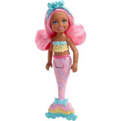 Mattel Barbie Dreamtopia Bonbon Chelsea Mermaid Mini Doll FKN03 / FKN04 887961549362