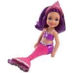 Mattel Barbie Dreamtopia Chelsea Γοργόνα Μίνι Κούκλα, Μωβ FKN03 / FKN06 887961549379