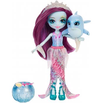 Mattel Enchantimals Dolce Dolphin Doll & Largo Animal Figure FKV54 / FKV55 887961552423