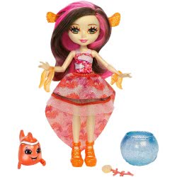 Mattel Enchantimals Clarita Clownfish Doll & Cackle Water Animal Figure FKV54 / FKV56 887961552409