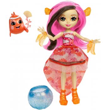 Mattel Enchantimals - Clarita Κούκλα Του Βυθού & Ζωάκι Φιλαράκι Με Αξεσουάρ FKV54 / FKV56 887961552409