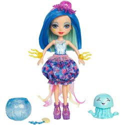 Mattel Enchantimals Jessa Jellyfish Doll & Marisa Water Animal Figure FKV54 / FKV57 887961552416