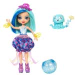 Mattel Enchantimals - Jessa Jellyfish Κούκλα Του Βυθού & Ζωάκι Φιλαράκι Με Αξεσουάρ FKV54 / FKV57 887961552416