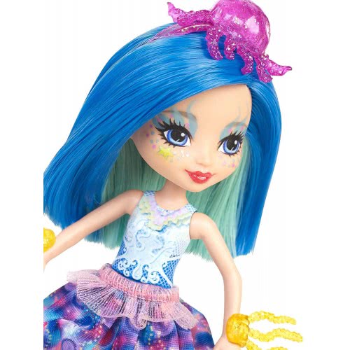 Mattel Enchantimals - Jessa Jellyfish Κούκλα Του Βυθού & Ζωάκι Φιλαράκι Με Αξεσουάρ FKV54 / FKV57 887961552416