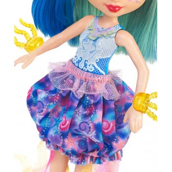 Mattel Enchantimals - Jessa Jellyfish Κούκλα Του Βυθού & Ζωάκι Φιλαράκι Με Αξεσουάρ FKV54 / FKV57 887961552416