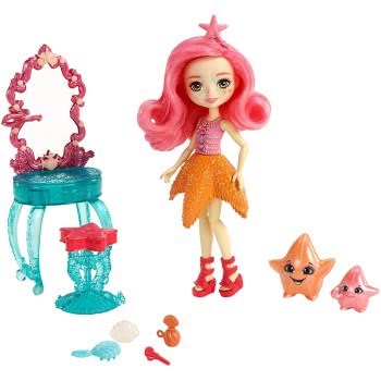 Mattel Enchantimals - Starling Σετ Κούκλα Του Βυθού & Ζωάκι Φιλαράκι Με Αξεσουάρ FKV58 / FKV59 887961552454