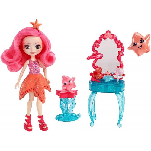 Mattel Enchantimals - Starling Σετ Κούκλα Του Βυθού & Ζωάκι Φιλαράκι Με Αξεσουάρ FKV58 / FKV59 887961552454
