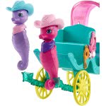 Mattel Enchantimals - Σαντέλα Ιππόκαμπος & Σεραφίνα Με Άμαξα FKV61 887961552478