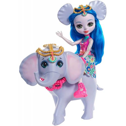 Mattel Enchantimals - Ekaterina Κούκλα & Μεγάλο Ζωάκι Φιλαράκι FKY72 / FKY73 887961553505