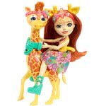 Mattel Enchantimals - Gillian Giraffe Κούκλα & Μεγάλο Ζωάκι Φιλαράκι FKY72 / FKY74 887961553512