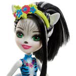 Mattel Enchantimals - Zelena Κούκλα & Μεγάλο Ζωάκι Φιλαράκι FKY72 / FKY75 887961553482