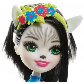 Mattel Enchantimals - Zelena Κούκλα & Μεγάλο Ζωάκι Φιλαράκι FKY72 / FKY75 887961553482